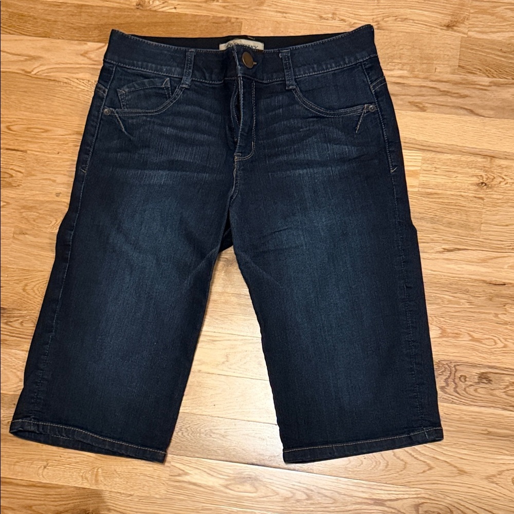 Democracy Dark Blue Denim Shorts